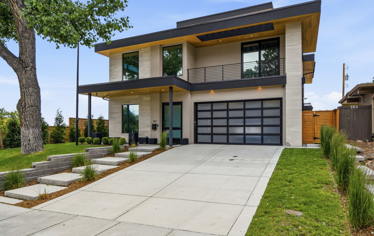 Luxury contemporary home for lease at 267 S Clermont Street in Denver's Hilltop neighborhood
