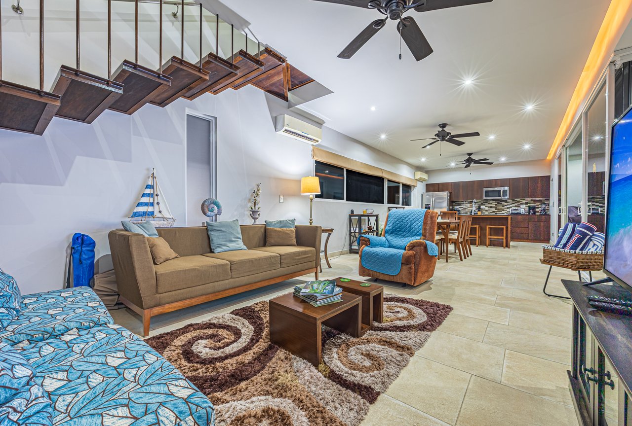 Elegant Tropical Villa Steps from Playa Hermosa – Gated Community