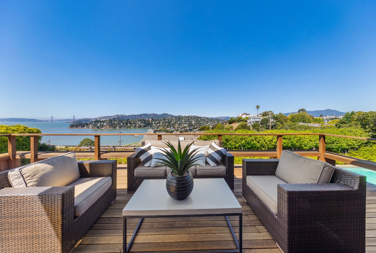 Spectacular Views of the Bay and Golden Gate Bridge