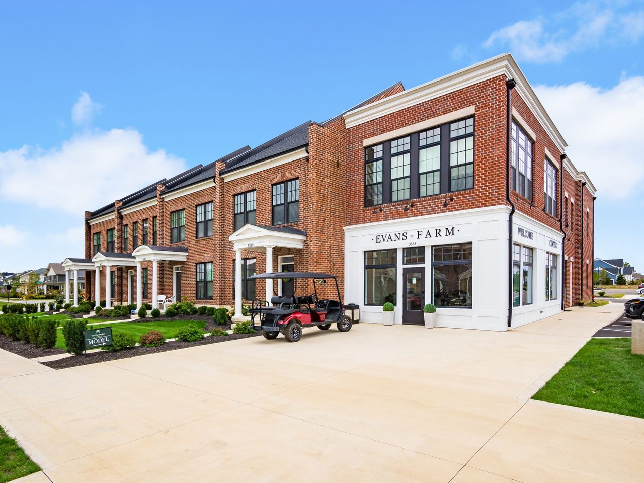 Brick Homes in Lewis Center Ohio Evans Farms