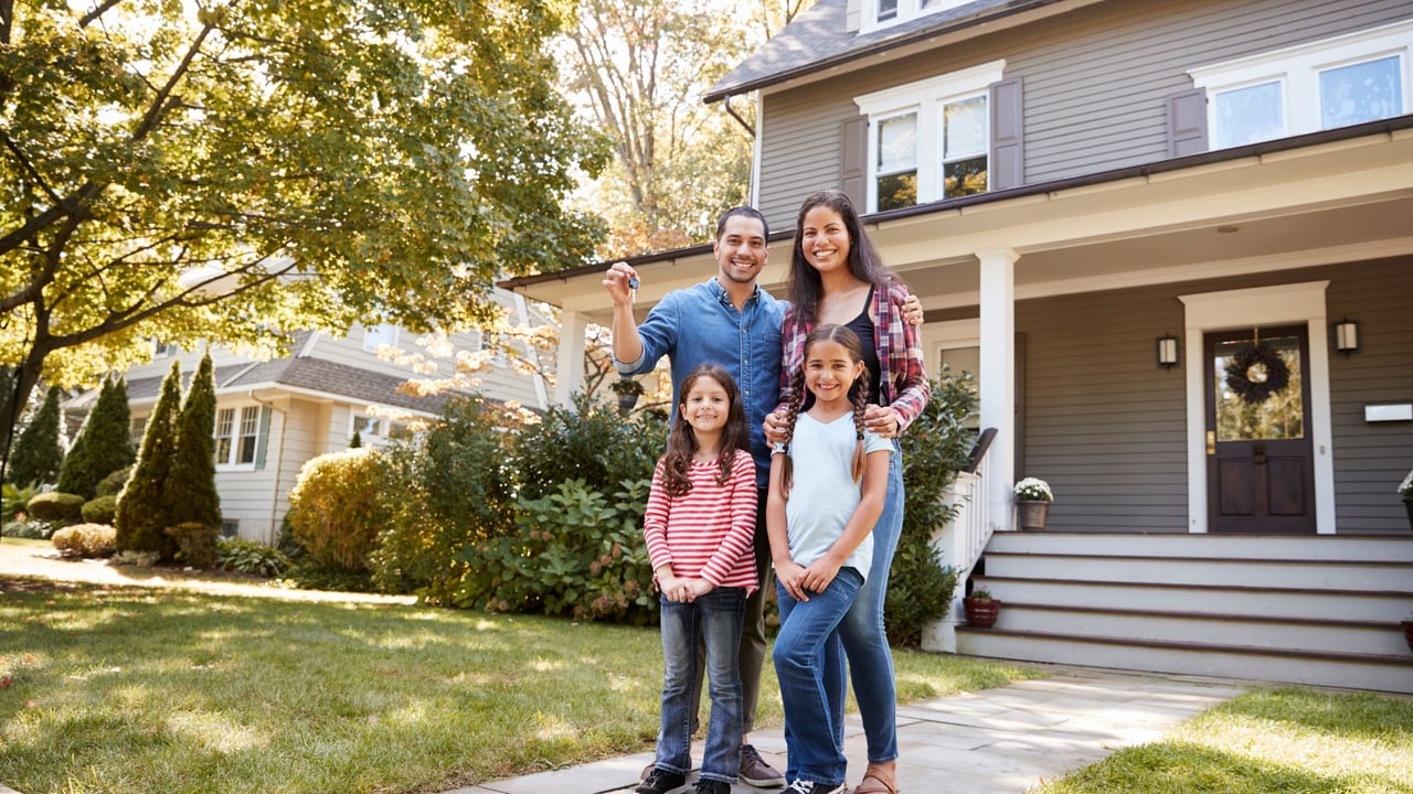  First time Reno home buyer receiving keys on closing day