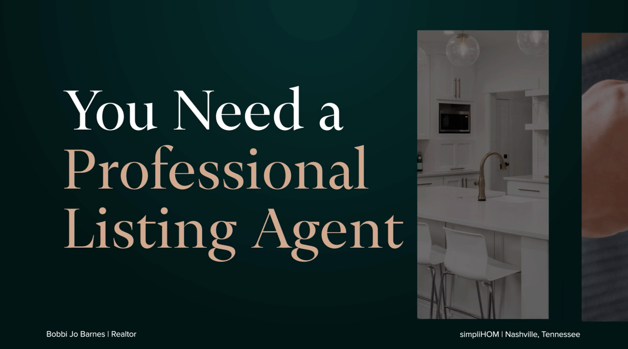 6 Reasons You Need a Listing Agent | Bobbi Jo Barnes