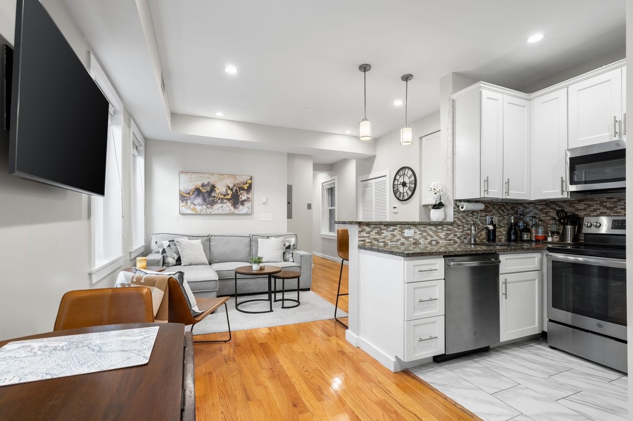 Modest, yet elegant condo living space