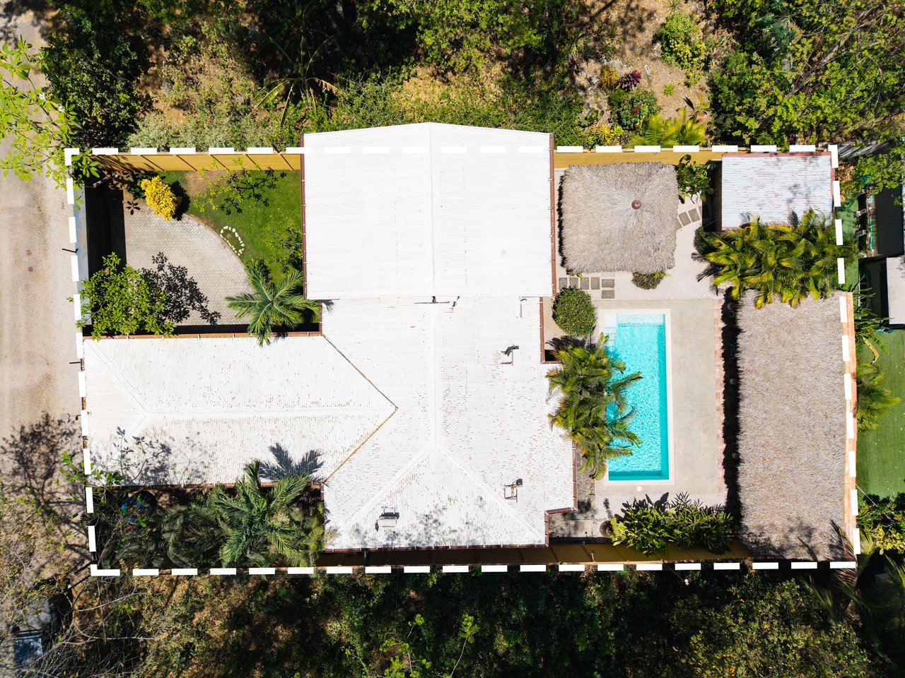 Casa Plumeria | Tropical 4-Bedroom Retreat with Pool Just Steps to Potrero Beach