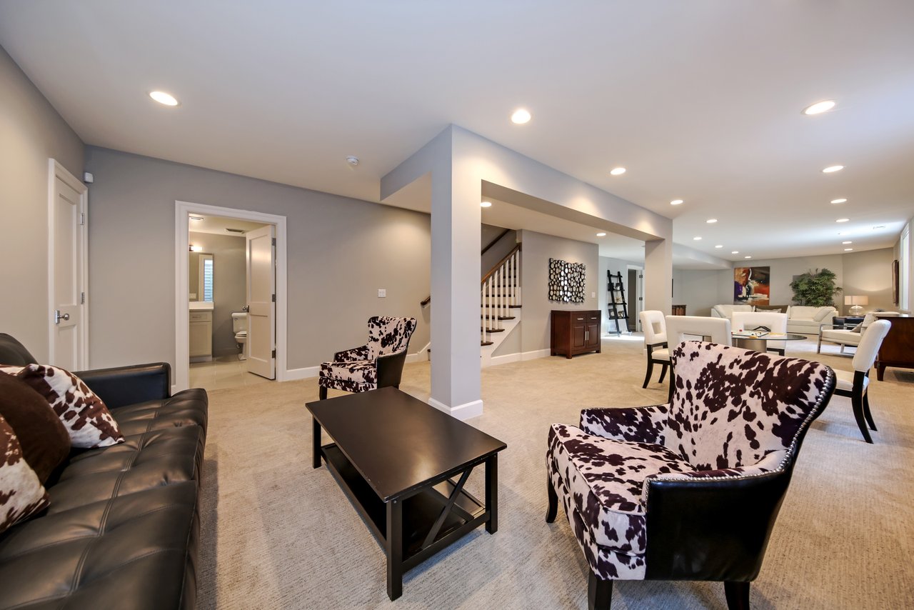 White new construction farmhouse