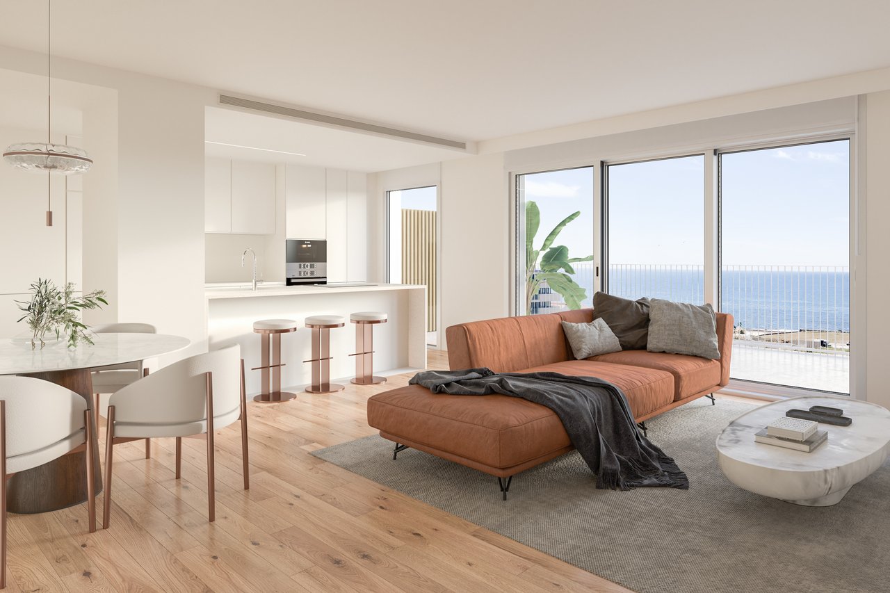 Modern 2-Bedroom Apartment with Balcony and Parking in Coastal Vila Nova de Gaia