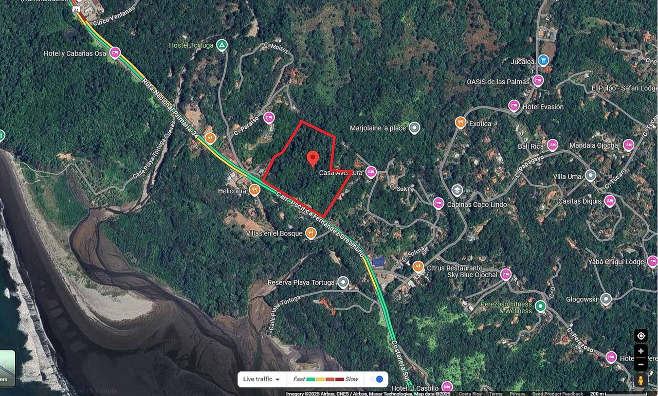 23-Acre Prime Highway Frontage Lot Near Ojochal & Ocean