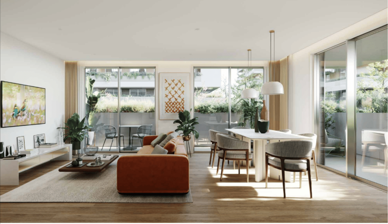 Contemporary 3-Bedroom Apartment with Balcony and Parking - Refined Living in Maia, Portugal