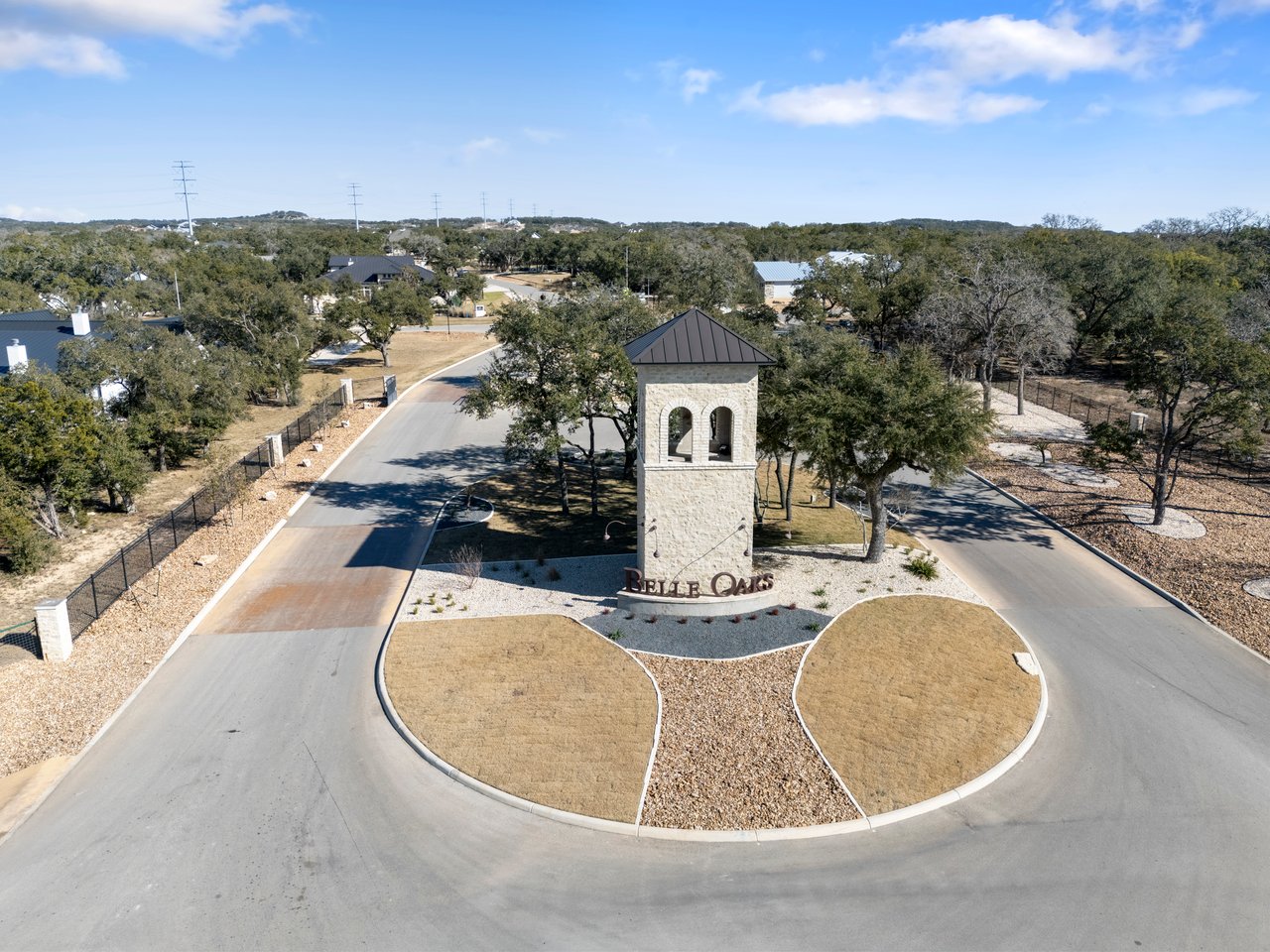 Entrance to Belle Oaks Bulverde