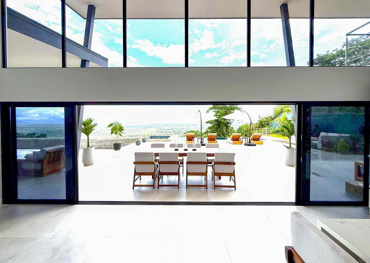 Brand New Modern Luxury 4-Bedroom Home with Pool and Incredible Panoramic Coastal & Ocean Views in Teancum at Tawal near Ojochal Costa Rica