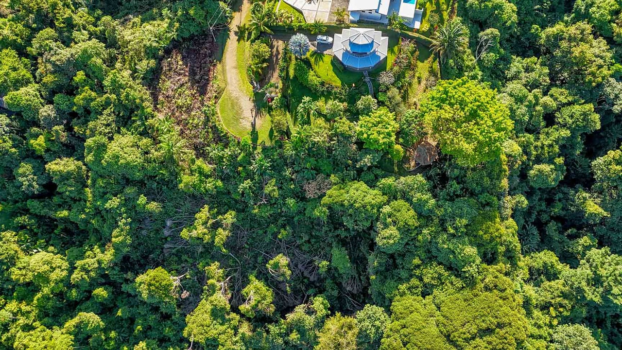 Ocean, Jungle & Mountain View Home in Ojochal | Protected Jungle Setting