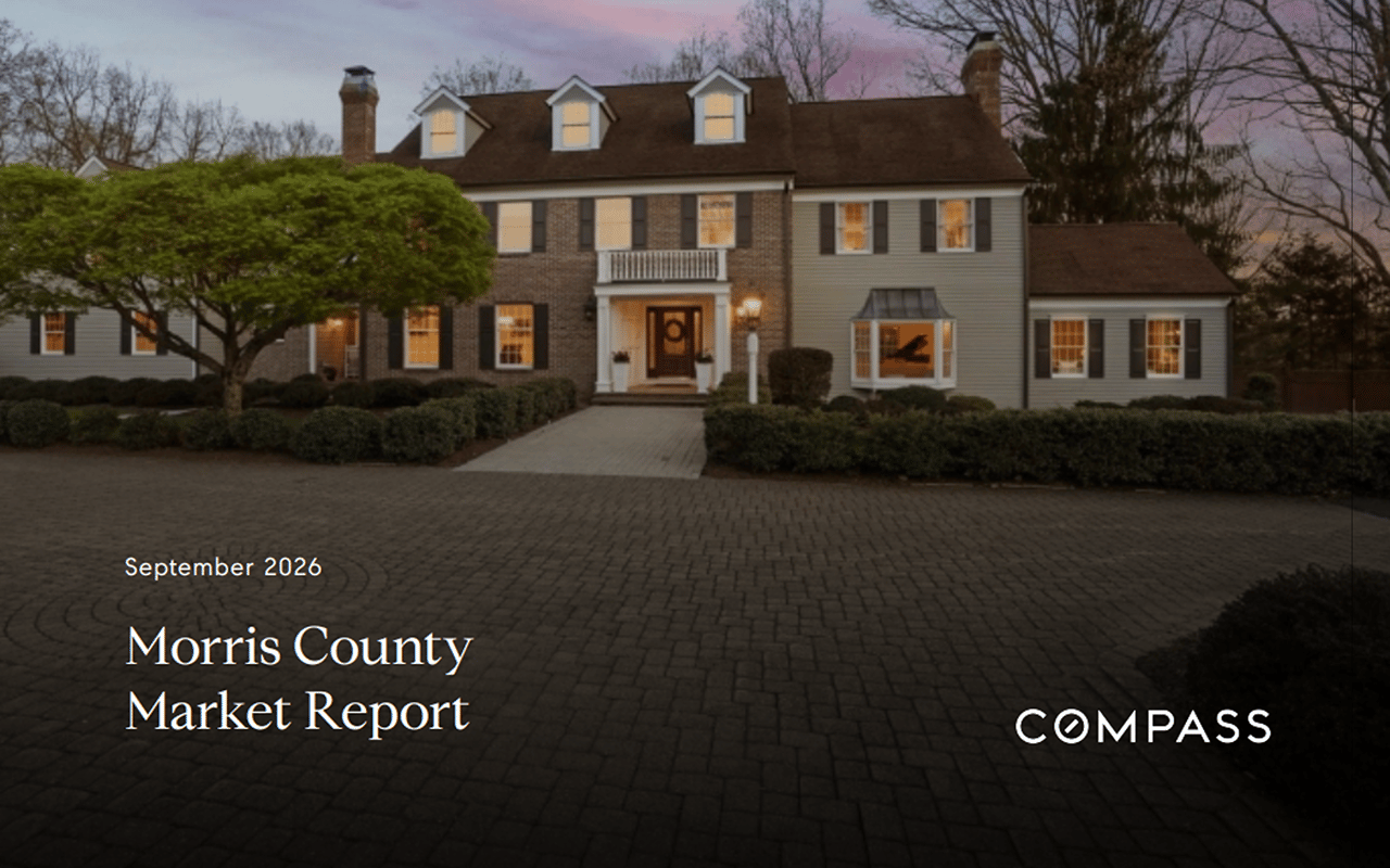 September 2026 Morris County Market Report cover from Compass.