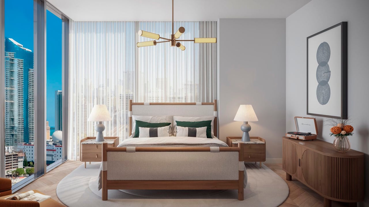 One West Twelve Residences bedroom 