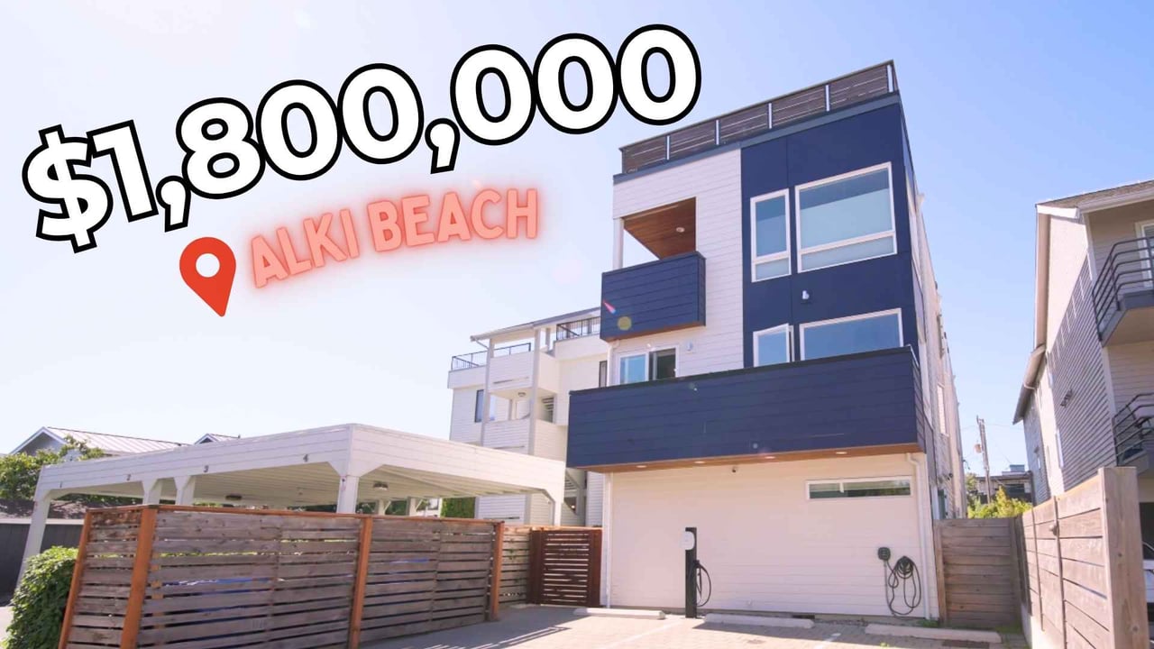 $1,800,000 Luxury Home on Alki Beach