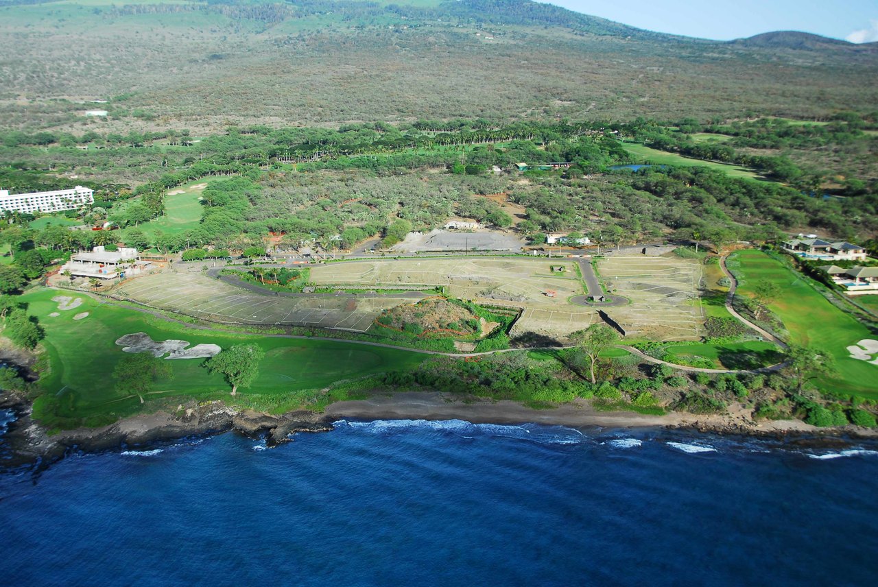Aerial photo of Makena Golf & Beach Club breaking ground