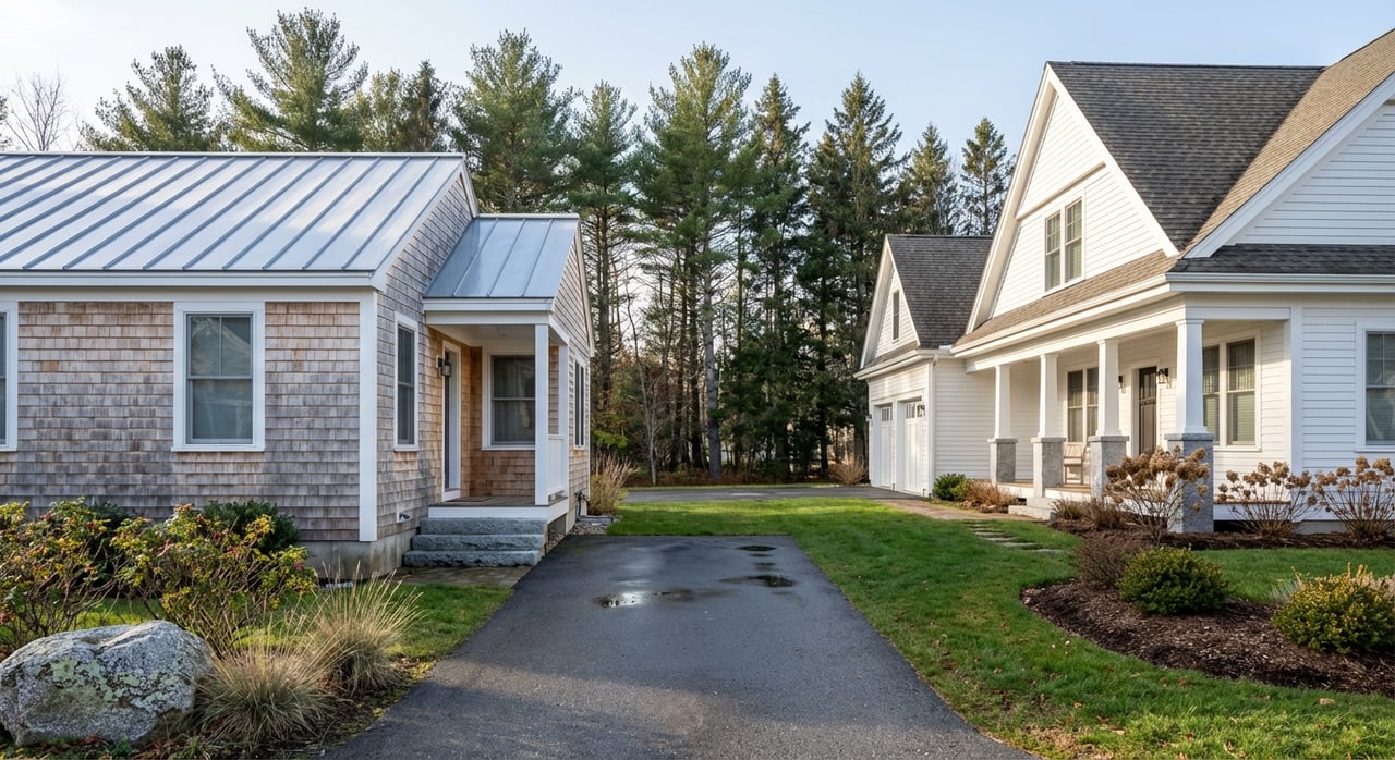 Cape Elizabeth Waterfront And Inland Homes Compared