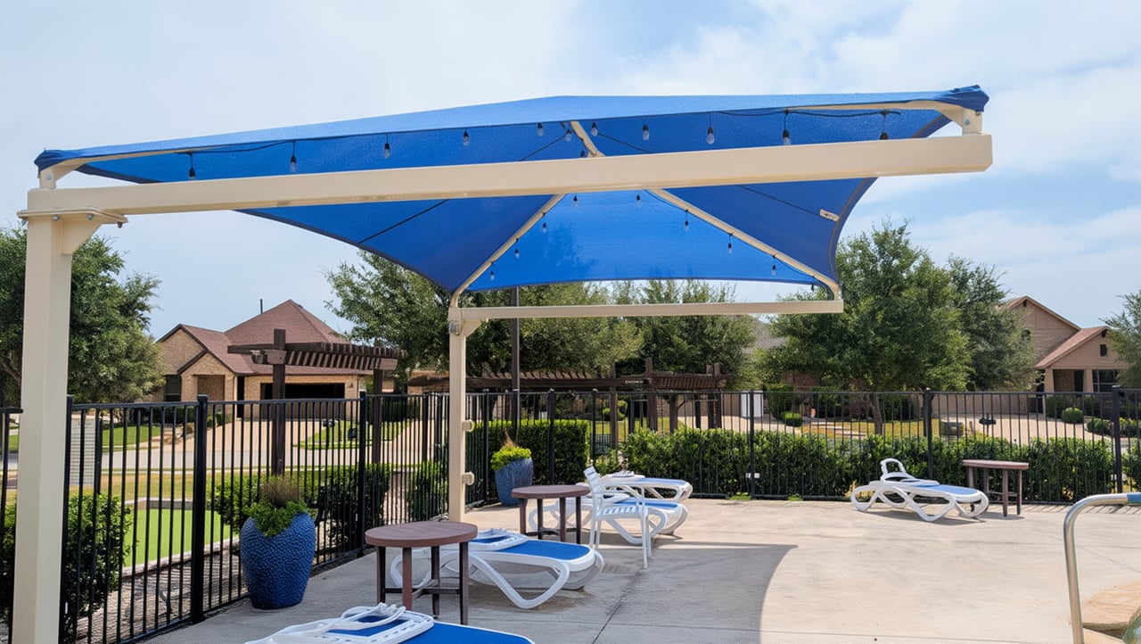 Shade Pavillion at the Pool at Club Isabella for use by residents of Isabella Village and their guests over the age of 18