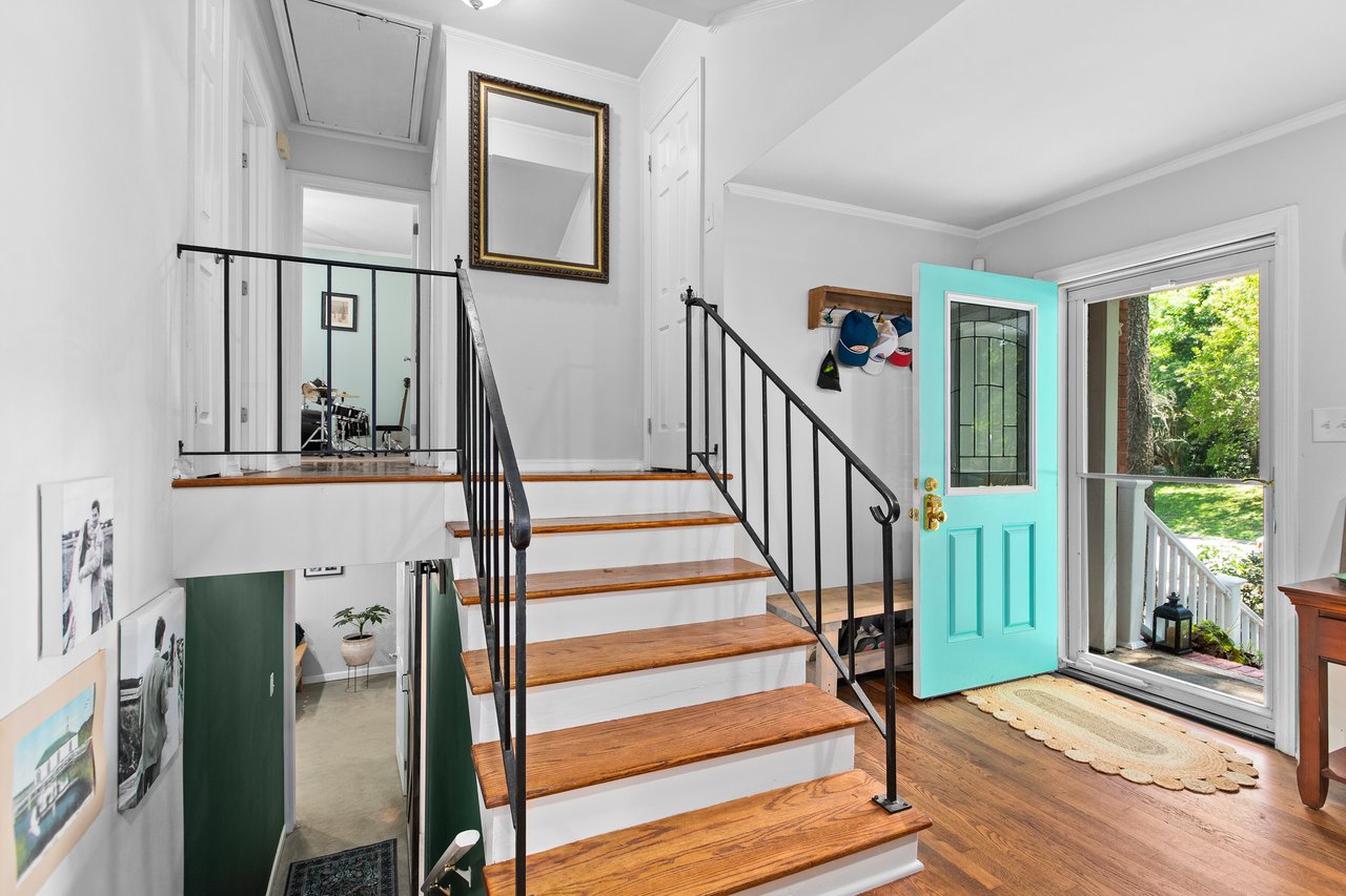 Hardwood floors and unique charm like these wroughiron handrails are some of the beautiful features many people love in Madison Park