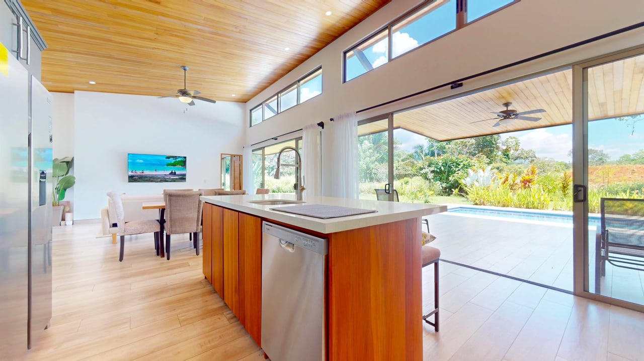 Modern 3-Bedroom Home with Pool in Gated Community, Ojochal, Costa Rica