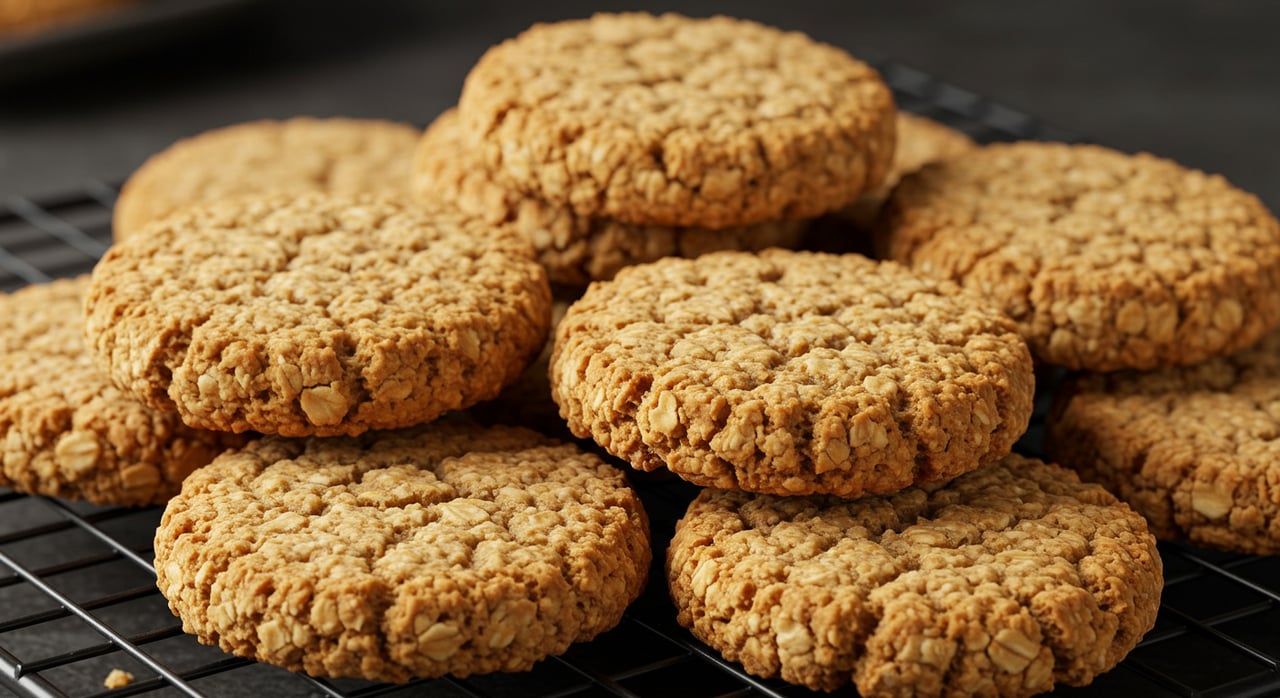 Chewy Oatmeal Coconut Cookies