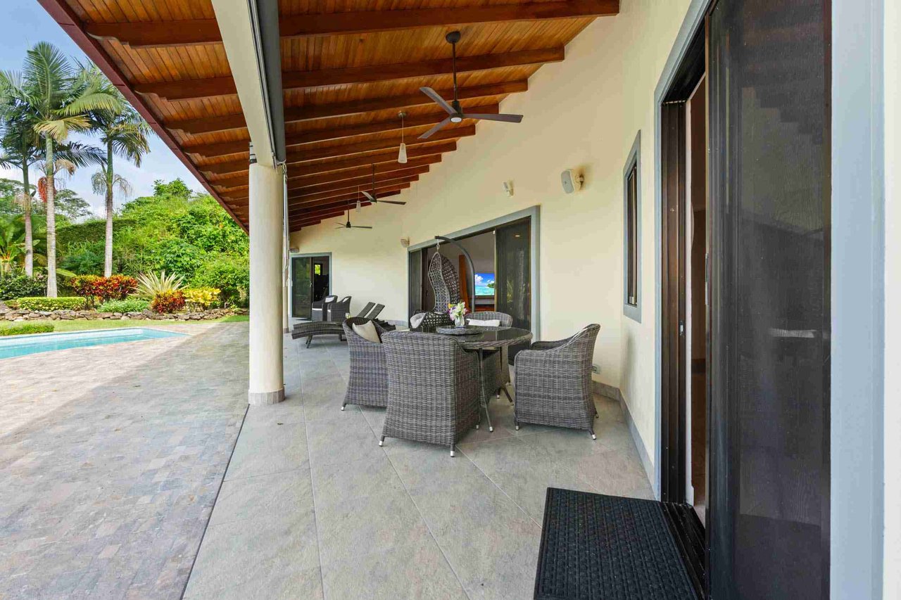 Luxurious Home with Great Outdoor Living Space and Incredible Panoramic Valley & Ocean Views in Chontales near Ojochal Costa Rica