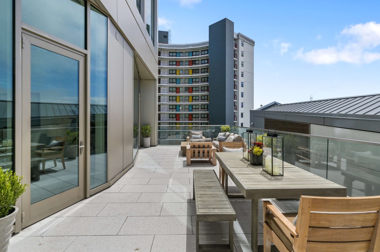Two Bedroom & +/- 600sf of Private Terraces at The Pacific