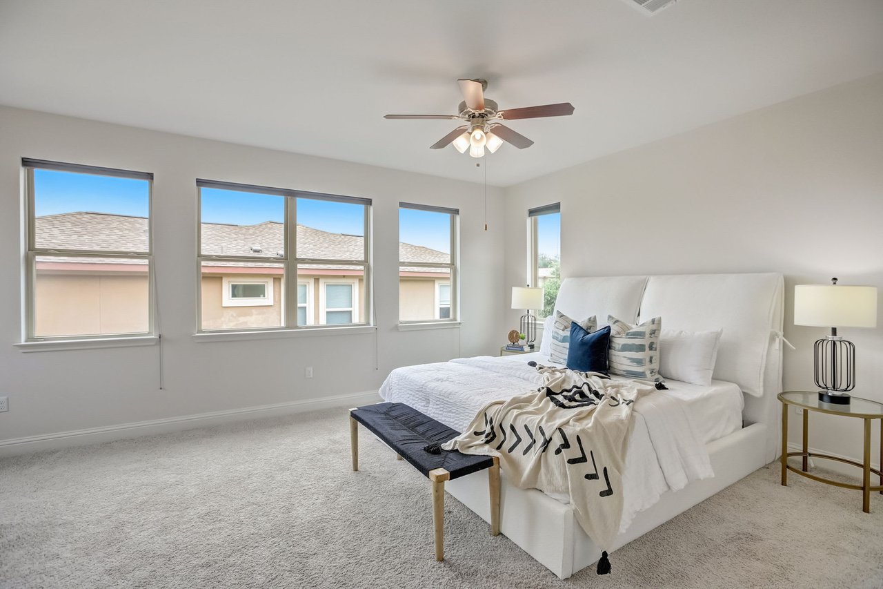 Spacious 4-Bedroom Home in The Preserve at Four Points – A+ School District, Open Floorplan, Luxurious Primary Suite, Covered Patio, and More!