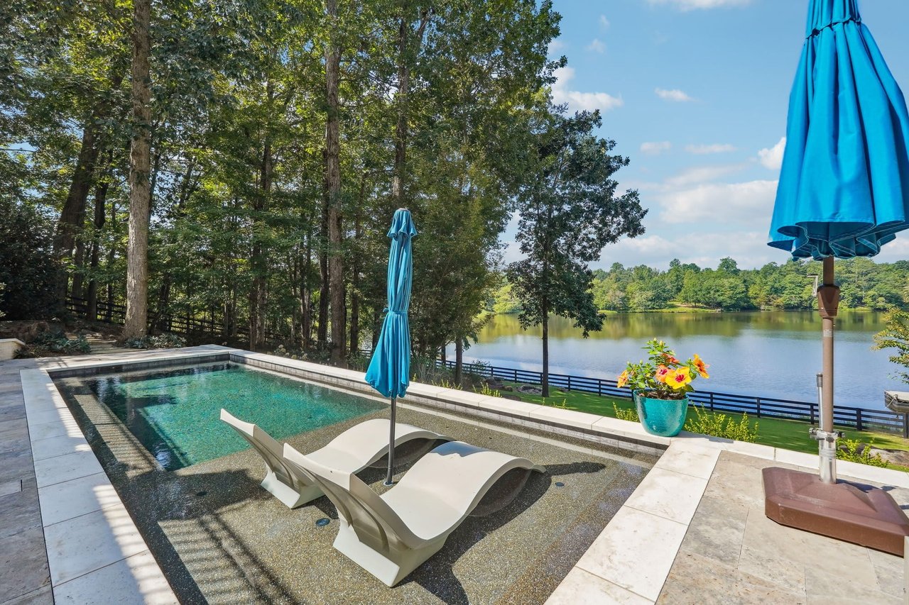 Quiet Listing: Elegant Lakefront Estate on 3 Acres in Alpharetta Georgia - Serene Views & Modern Luxuries Await