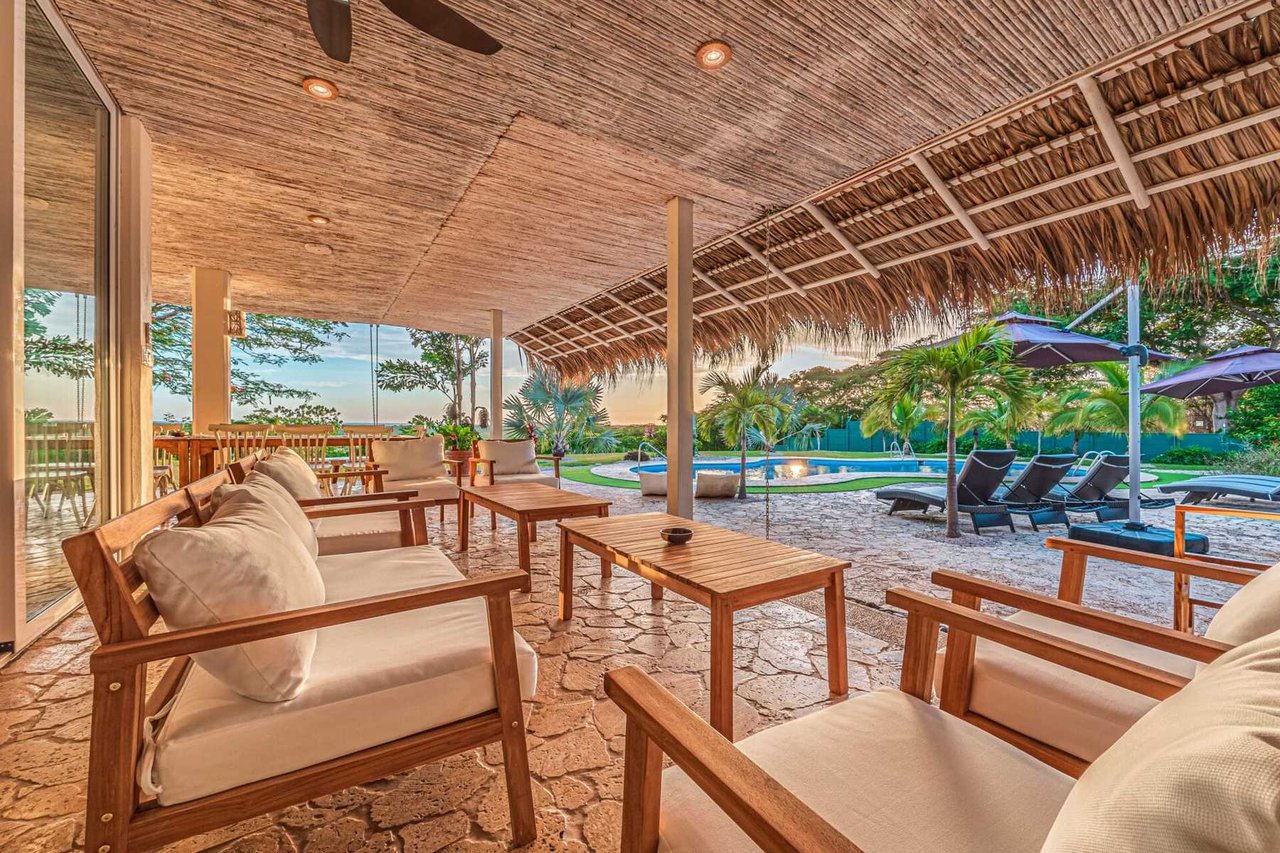 Tennis Court Ocean View Villa, Tamarindo, Guanacaste