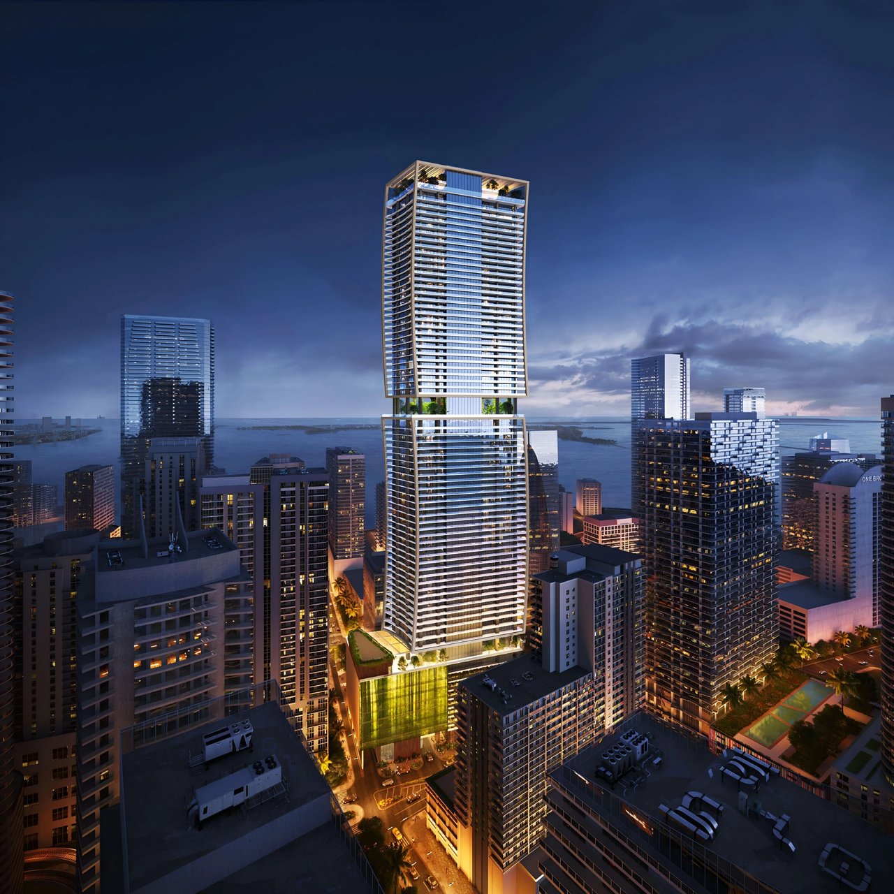 Ora by Casa Tua, a 76-story mixed-use tower featuring short-term residences, is set to grace Miami's vibrant Brickell financial district (Jan 2024)