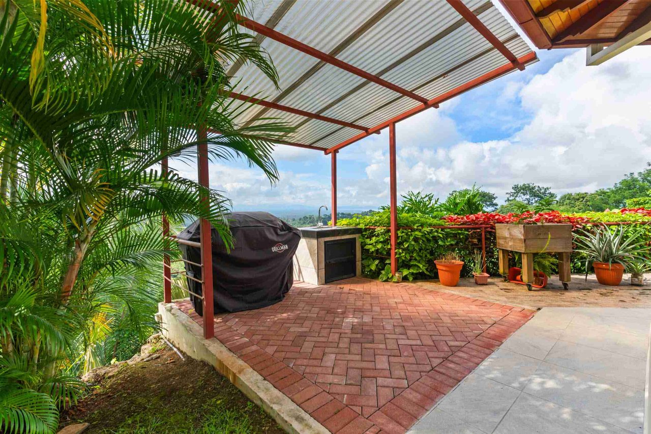 Luxurious Home with Great Outdoor Living Space and Incredible Panoramic Valley & Ocean Views in Chontales near Ojochal Costa Rica