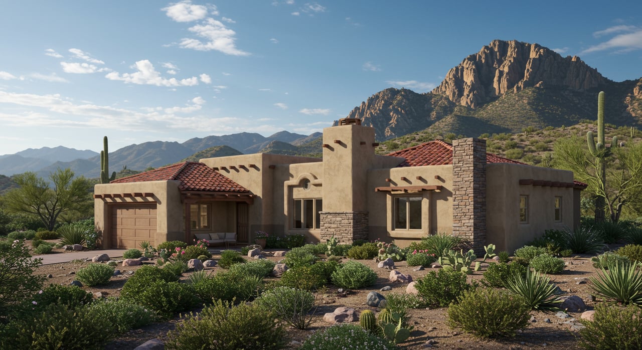 Custom Home for Sale in Dc Ranch With 3300 Square Feet, 3 Bedrooms, Den, 3.5 Bathrooms