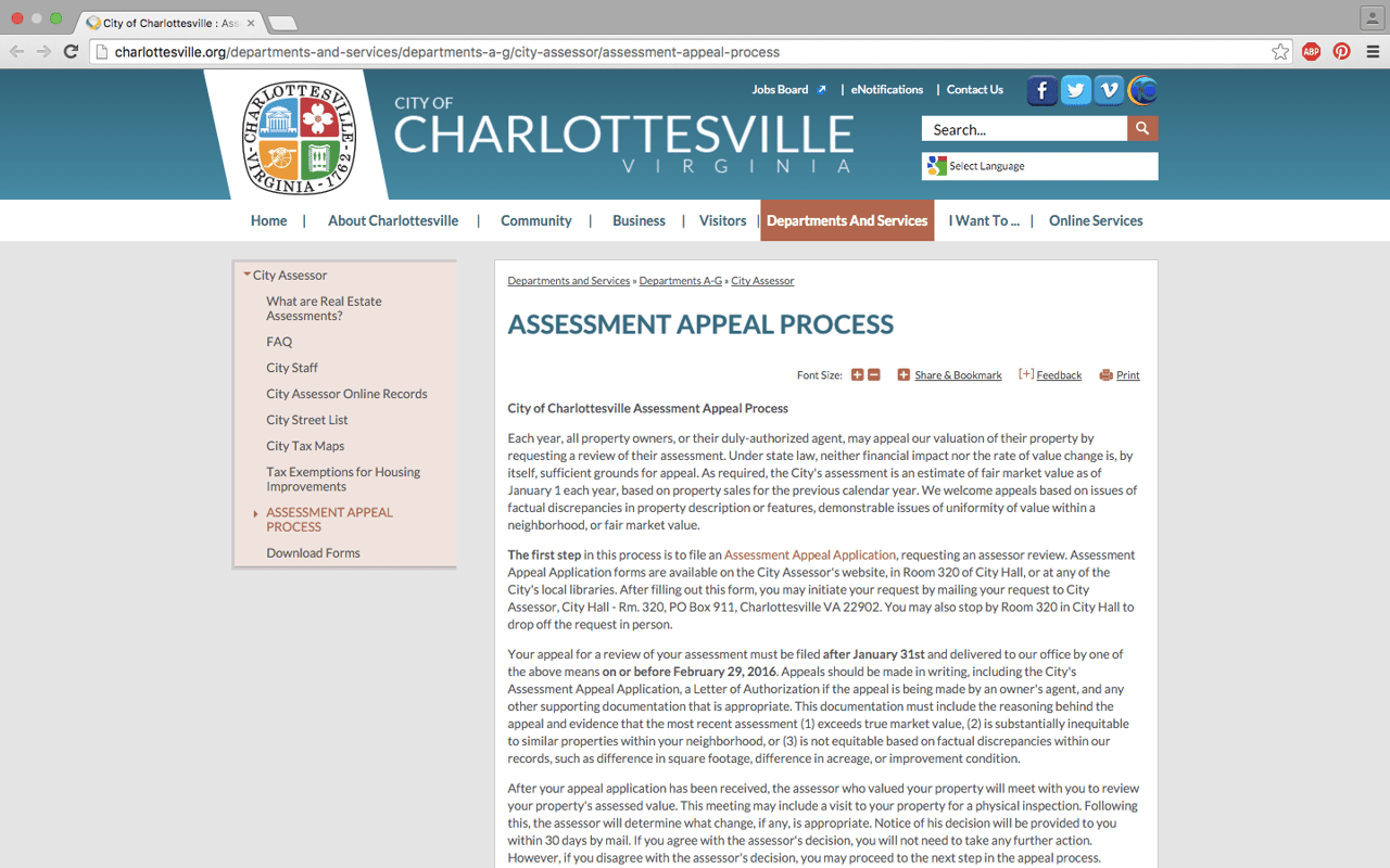 Property Values Rise in C’Ville!