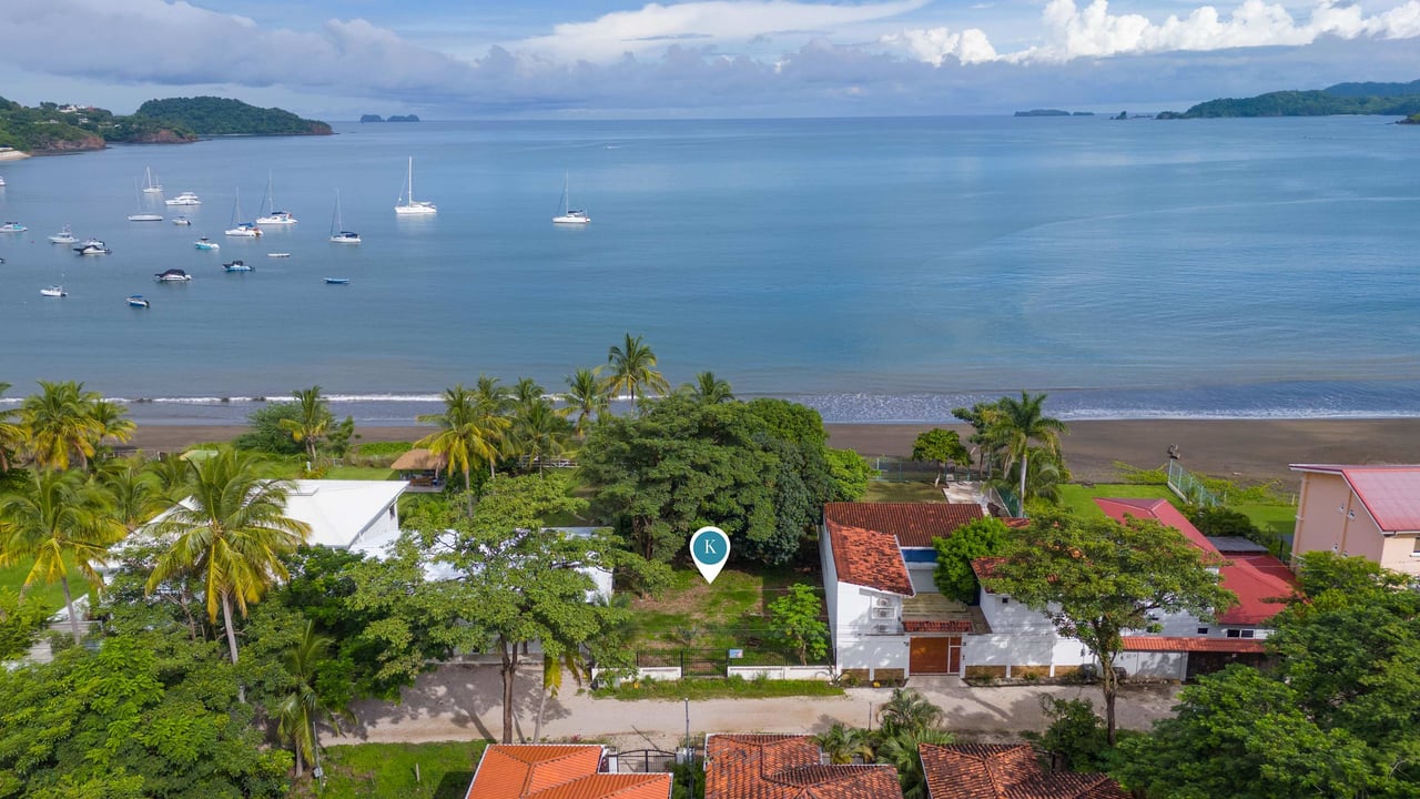 Surfside Lot Y22 | One of the Only Remaining BEACHFRONT Lots in Playa Potrero with Water!!