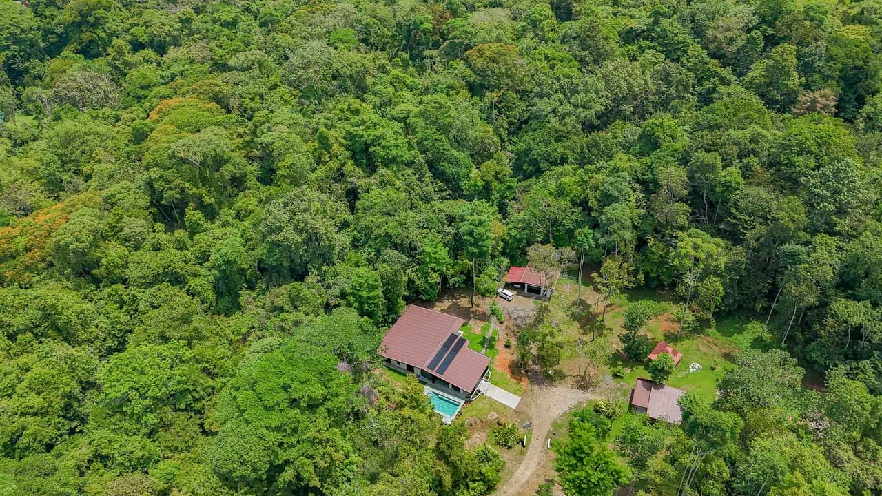 Jungle Home with Riverfront and Orchard in Ojochal Costa Rica
