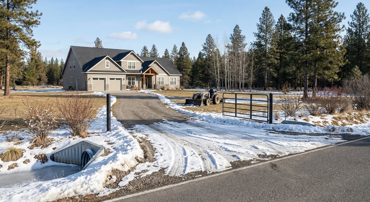 Living On Acreage In North Spokane County