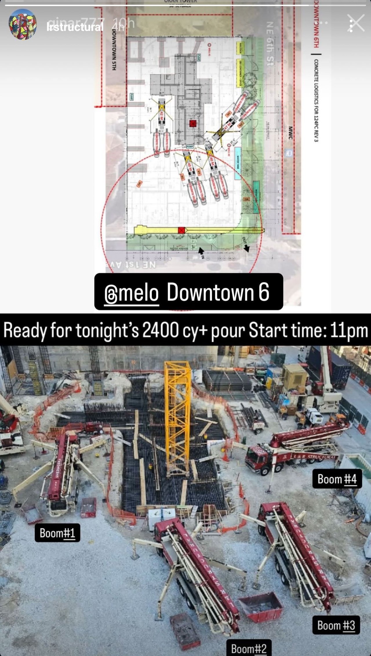 February 2025 | Weekend Foundation Pour Scheduled for Downtown Miami Tower with 824 Apartments