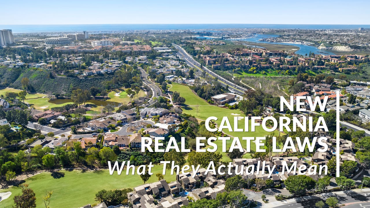 New California Real Estate Laws