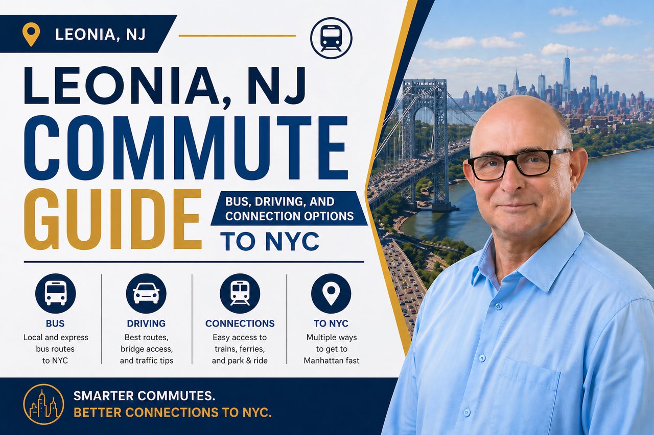 Leonia NJ Commute Guide: Bus, Driving, and Connection Options to NYC