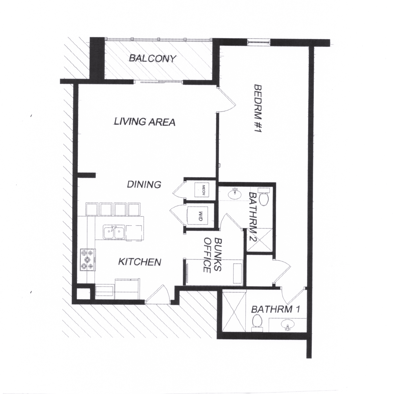 1 BEDROOM