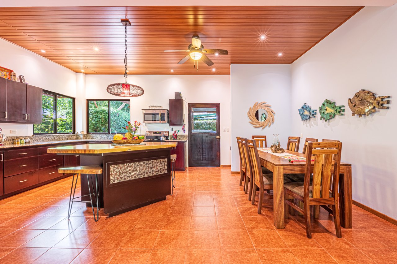 0.50 ACRES – 5 Bedroom Riverfront Modern Home, Walking Distance To Dominical!!!