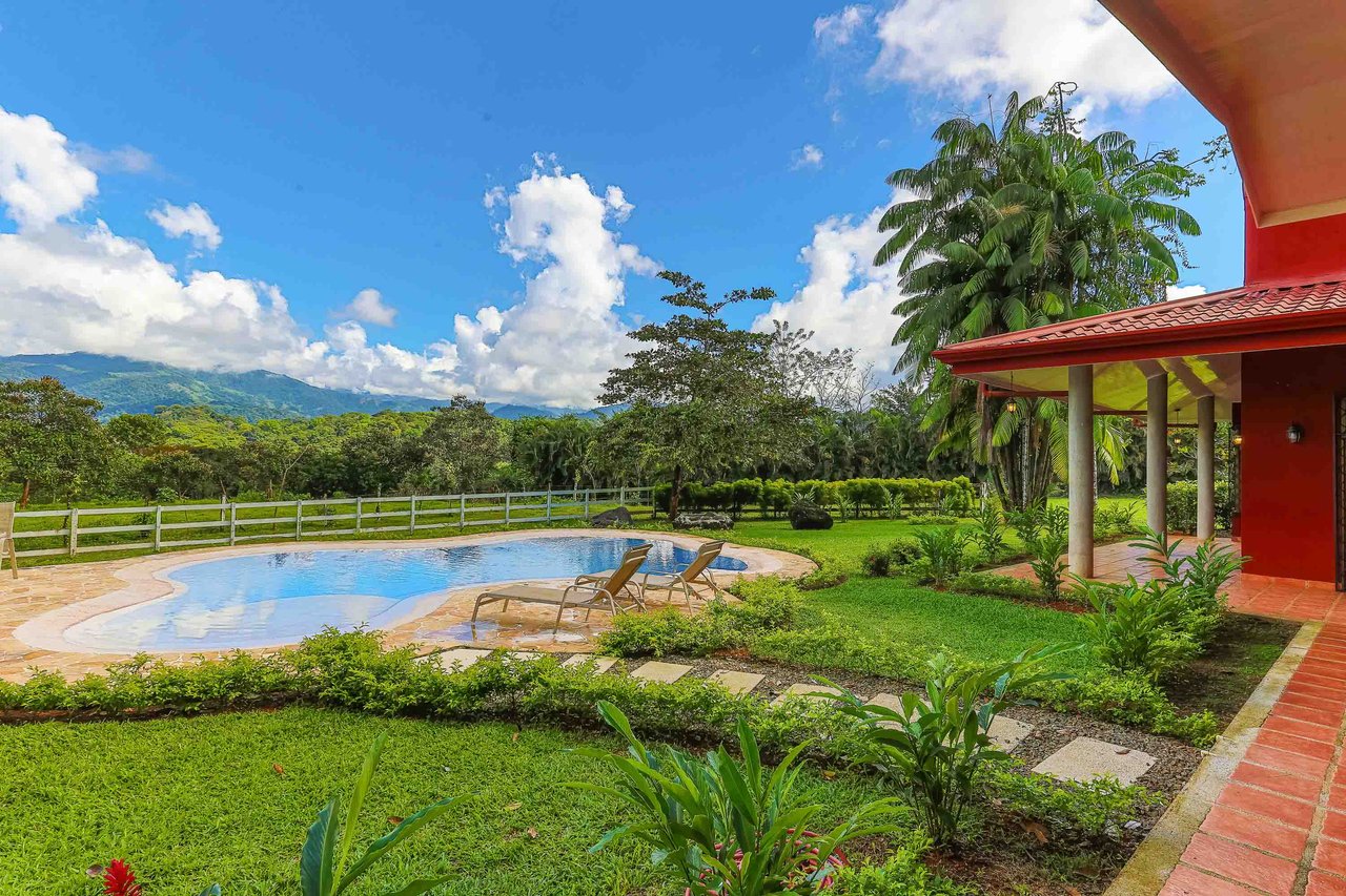 Nearly 50 Acres of Natural Beauty Amazing Mountain Views Luxury Nature Estate in Naranjito, Quepos