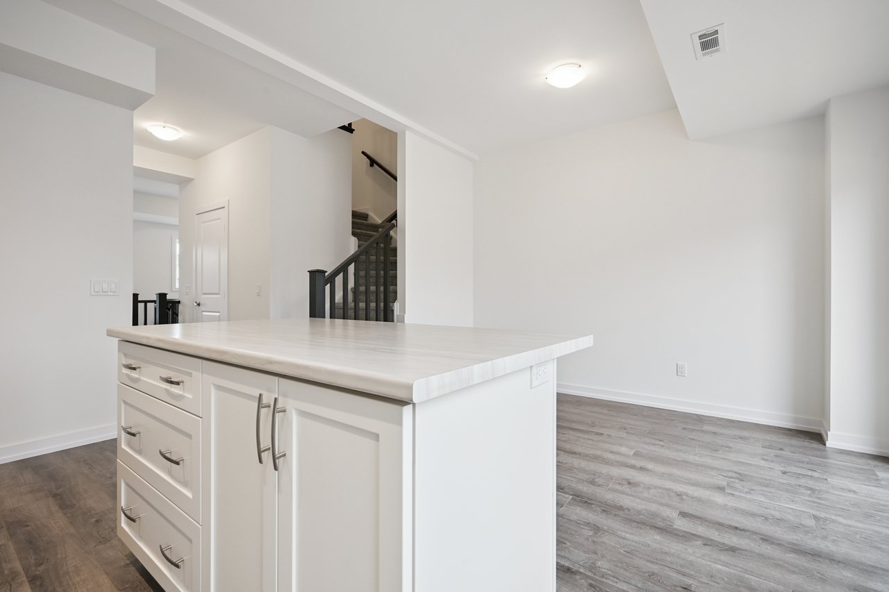 Brand-new, never-lived-in stacked townhome