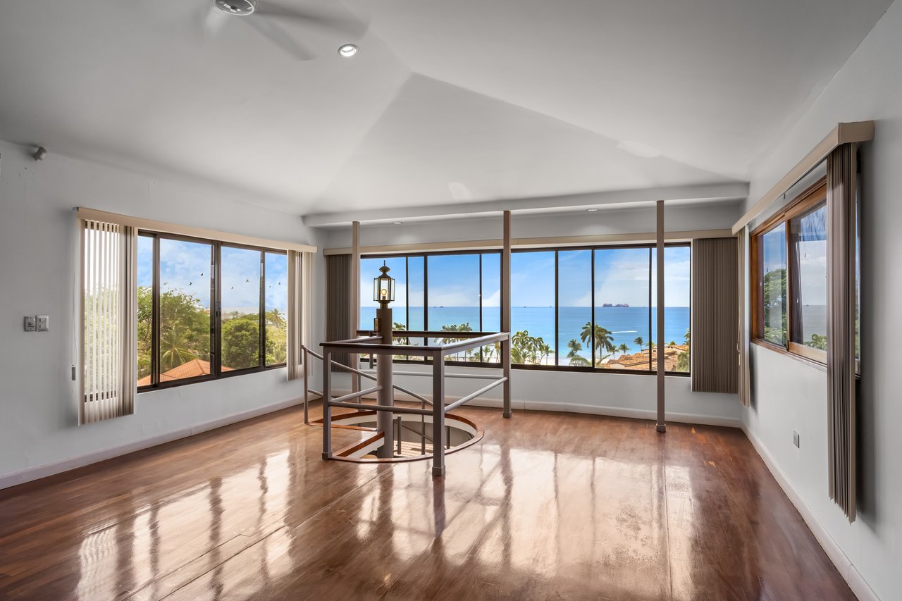 Casa Veranera & Bonus Lot | Elegant 7-Bedroom Coastal Estate with Ocean Views Steps from Playa Flamingo