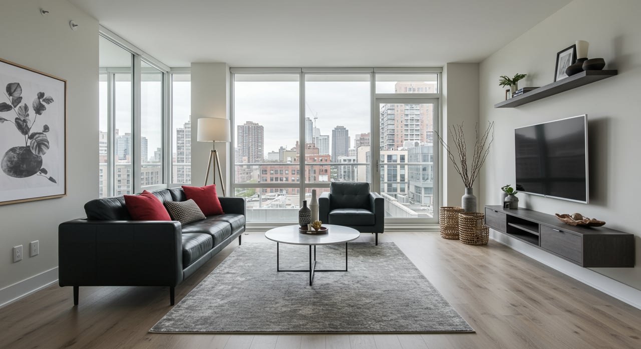 New Listing! 1 Bed + Den With Private Patio