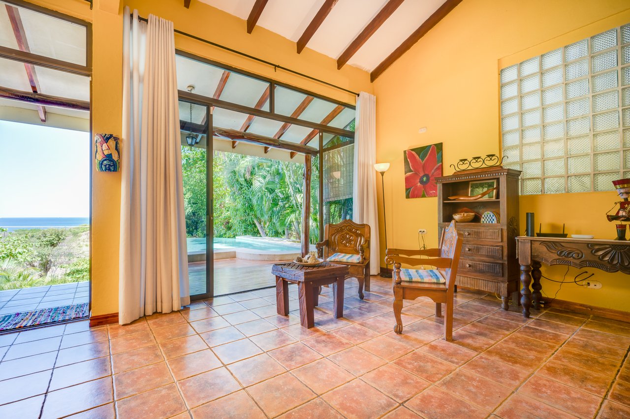 Casa Marazul | Ocean-View 5-Bedroom Home with Guest House & Infinity Pool near Playa Prieta