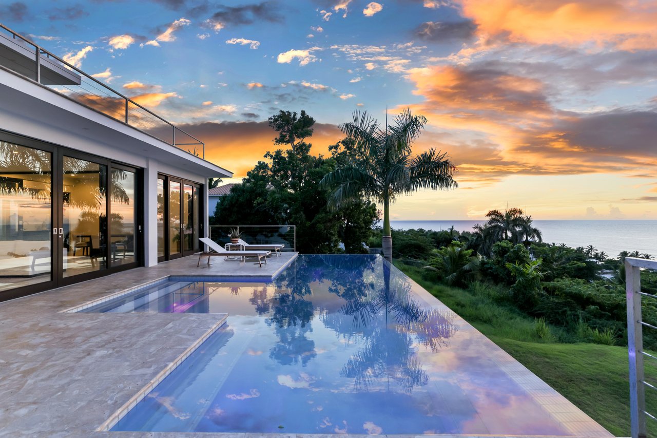 Casa Azul, Rincón PR                  Luxury Modern Hilltop & Ocean Views