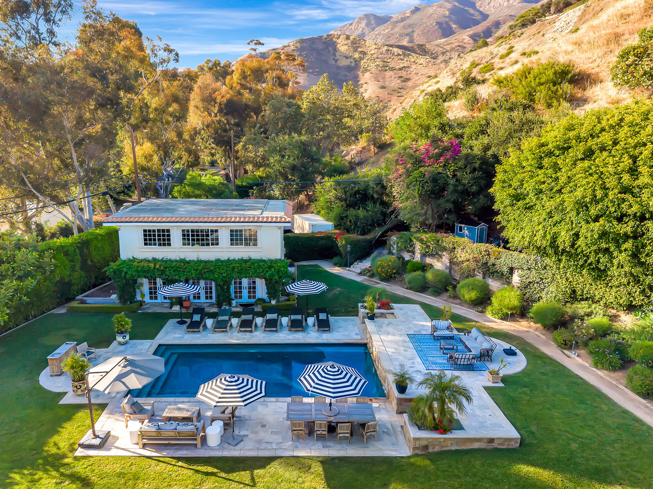 Luxury Malibu Hillside Estate w/ Resort-Style Pool & Mountain Views
