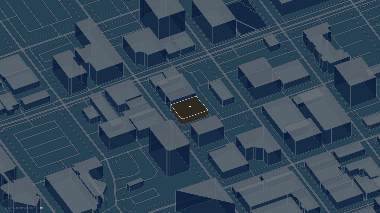 Map highlighting the Gem Noble Lofts location among surrounding city blocks.