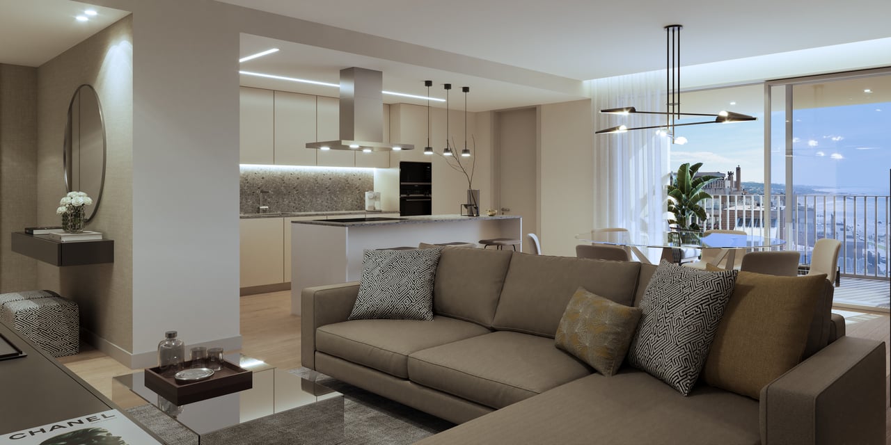 Impressive Three-Bedroom Apartment in Private Address